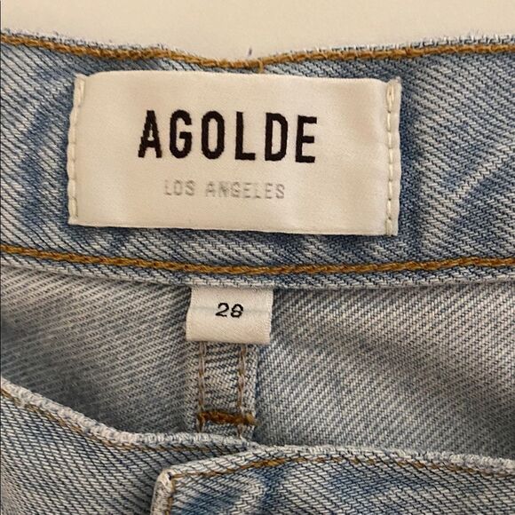 Agolde Minka Denim Cargo Pants Size 28 - Picture 7 of 16